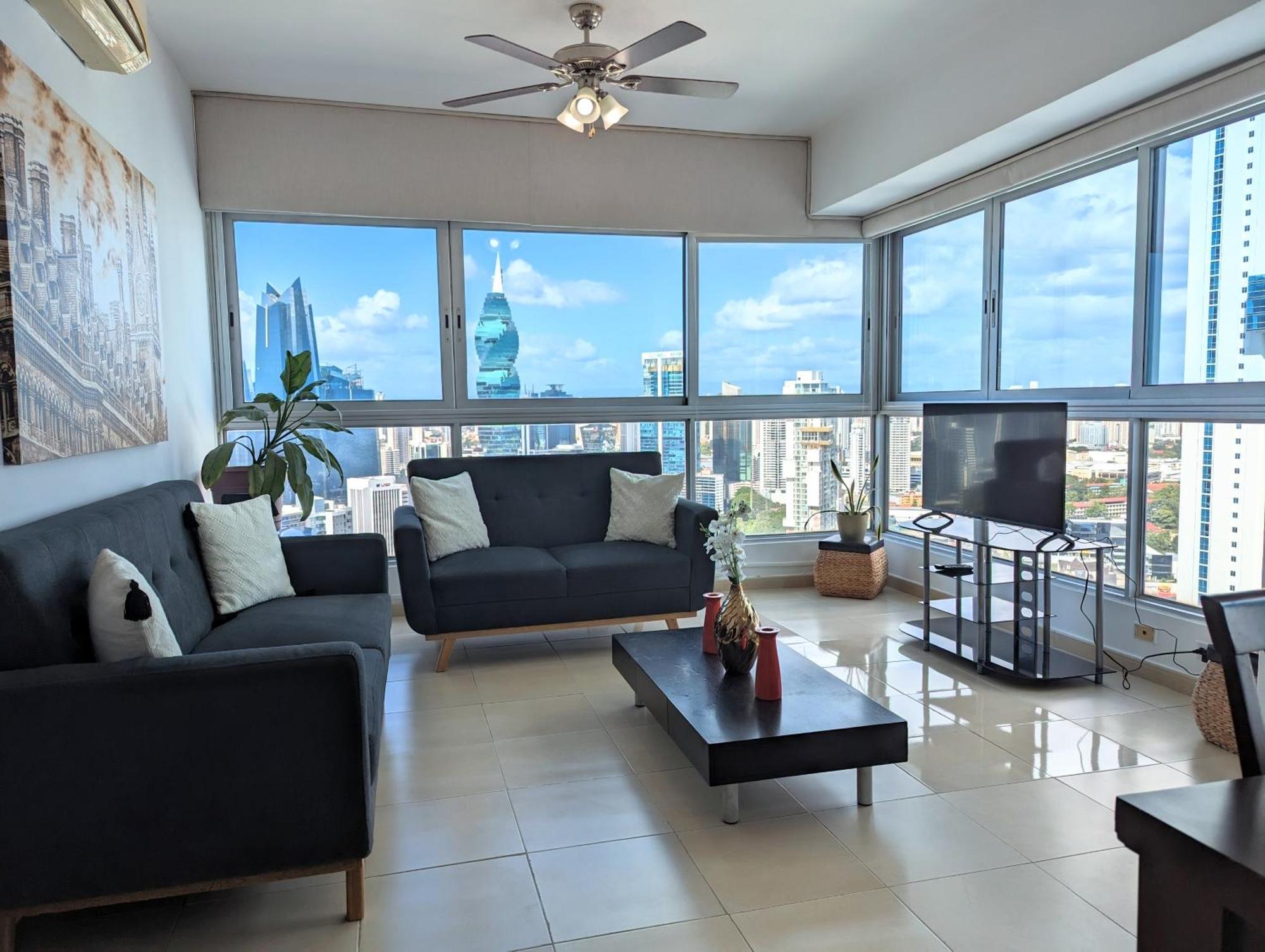 Yc 3602 L Apartamento 2Br En Av Balboa Panama City Eksteriør billede