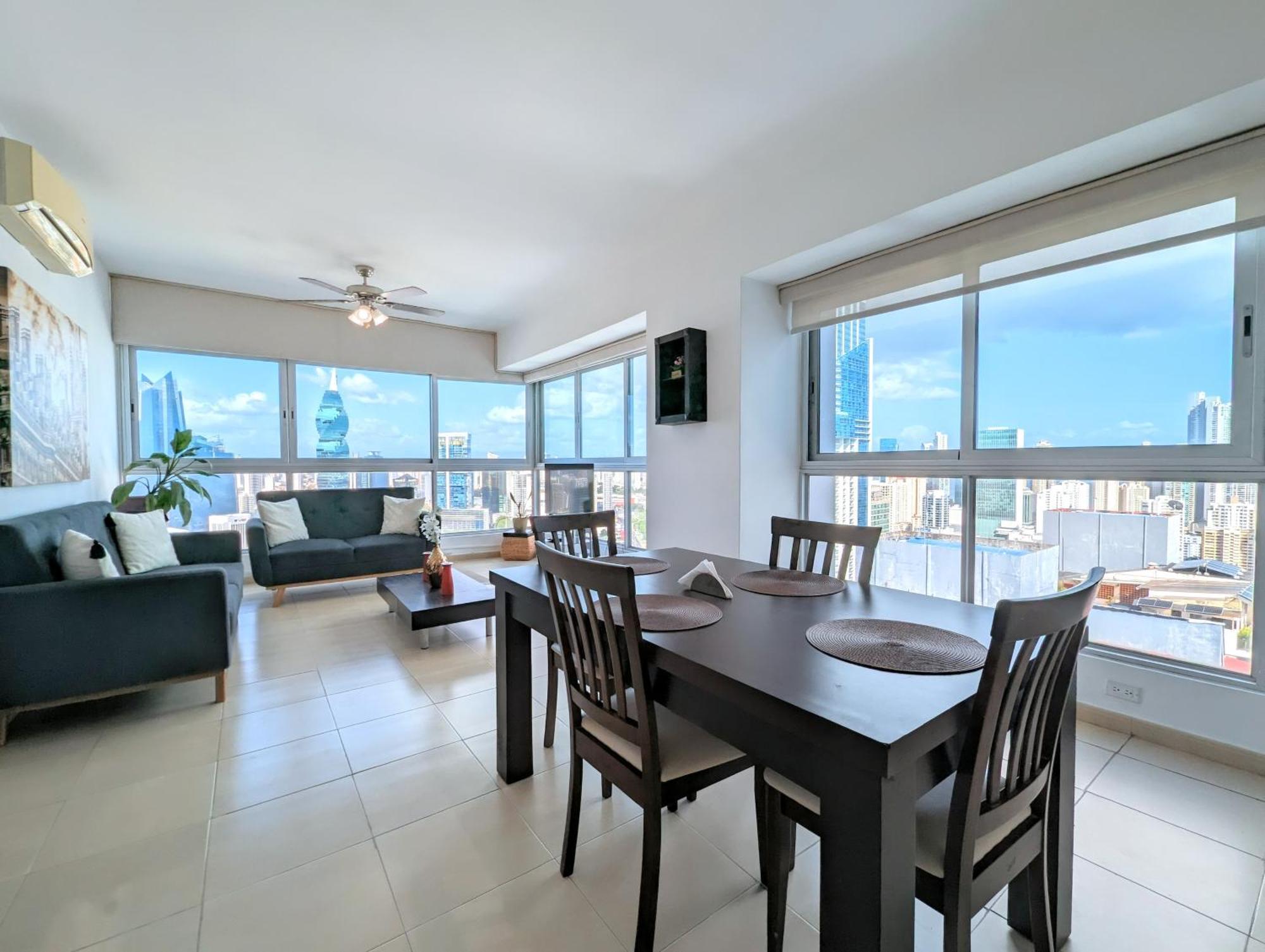 Yc 3602 L Apartamento 2Br En Av Balboa Panama City Eksteriør billede